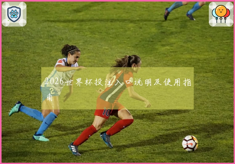 2026世界杯投注入口说明及使用指南