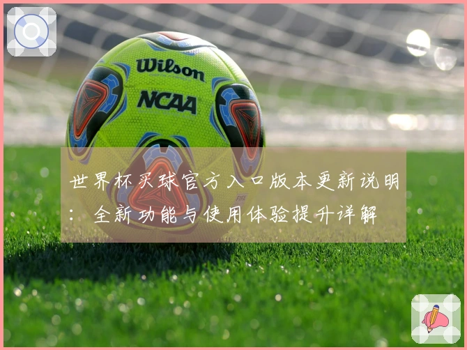 世界杯买球官方入口版本更新说明：全新功能与使用体验提升详解